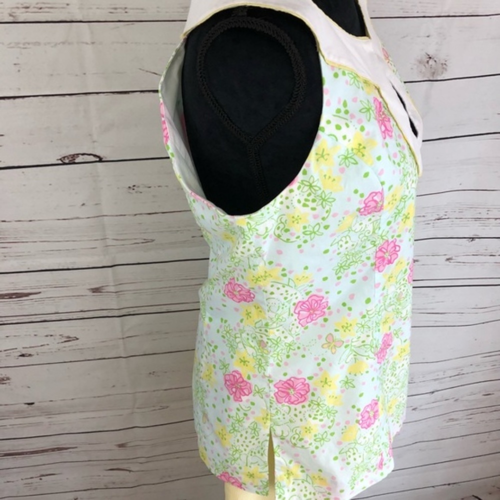 Lilly Pulitzer Sleeveless Blouse size 12 - Picture 5 of 8